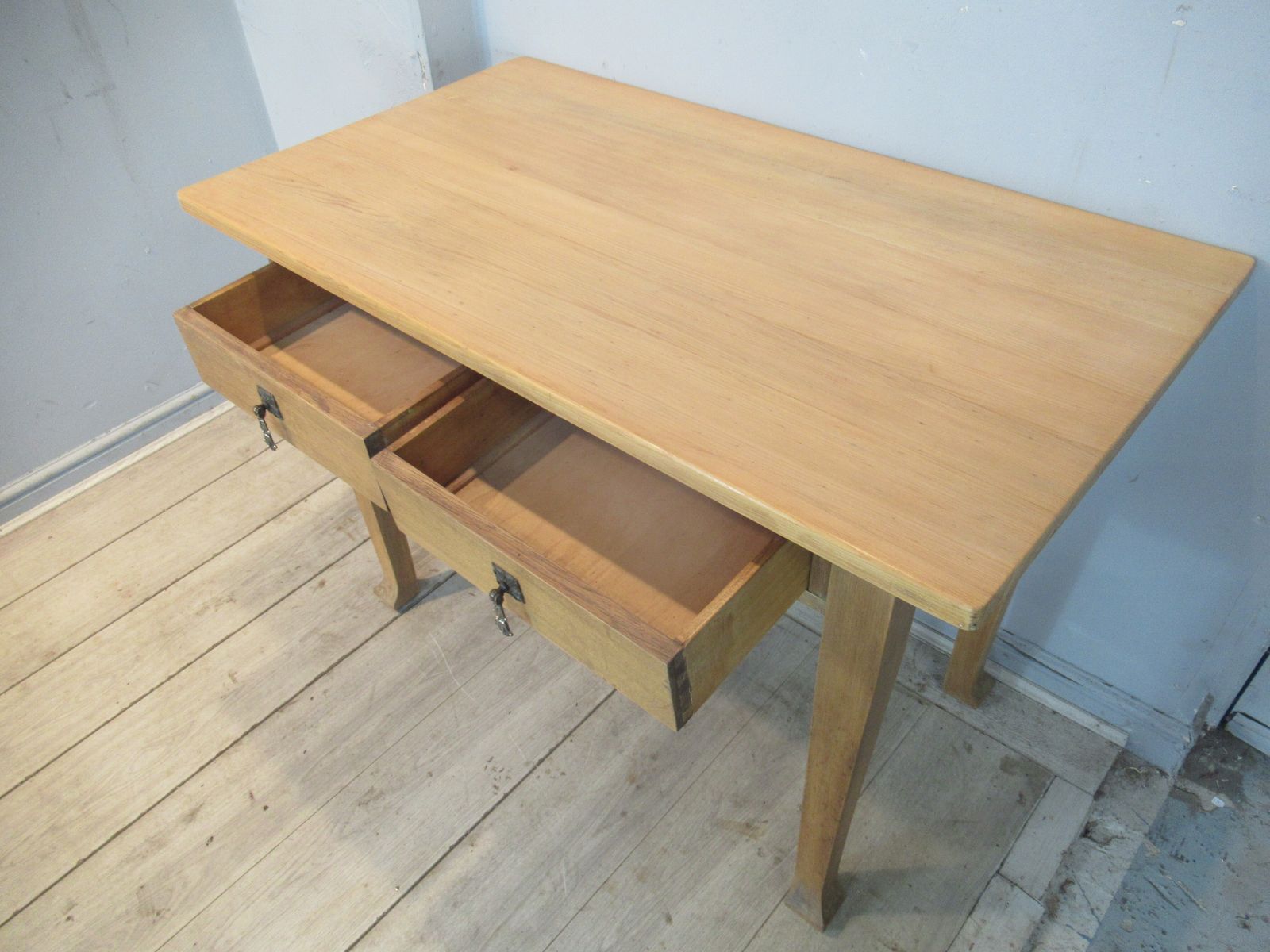 Oak And Pine  Kitchen Table photo vintage