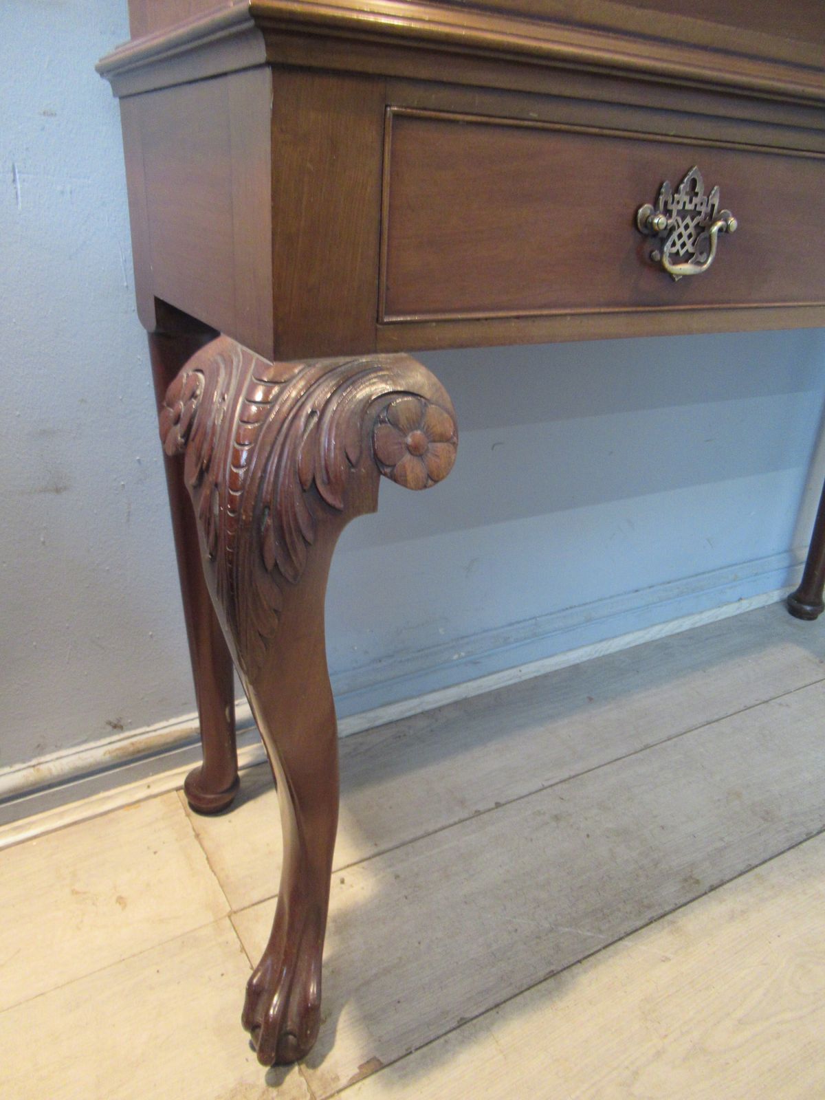 photo furniture Chippendale   Style Mahogany   Bookcase Dating   From Around  The 1910s