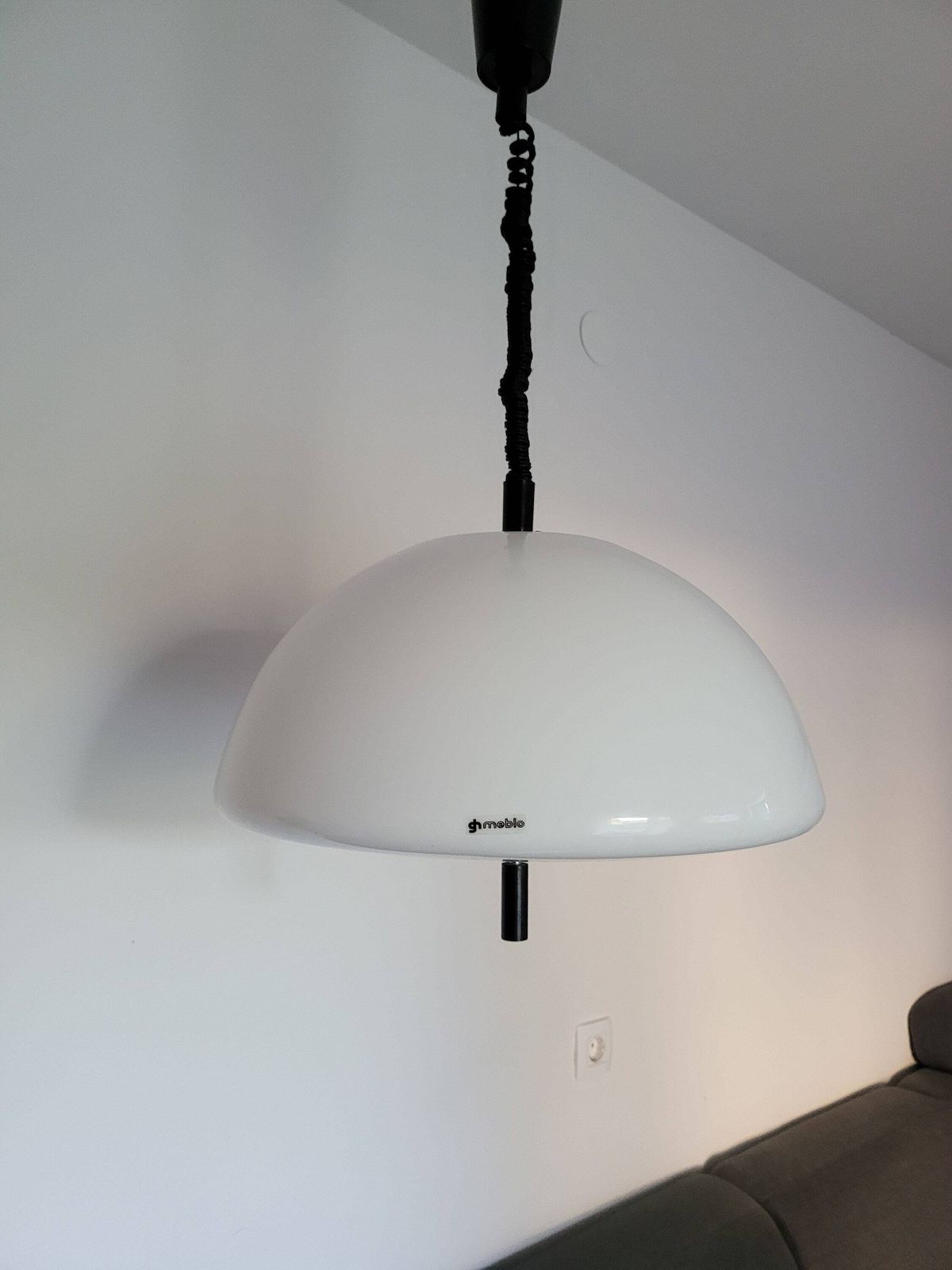 Vintage Guzzini Lamp, Cabras, Space Age Lamp, Luigi Massoni, Meblo, Plastic Lamp, Retro Light, Mid Century Modern Light, Mcm Lamp photo buy