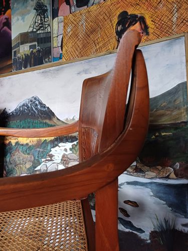 photo furniture Anglo Indian Caned Early 20th Century Armchair
