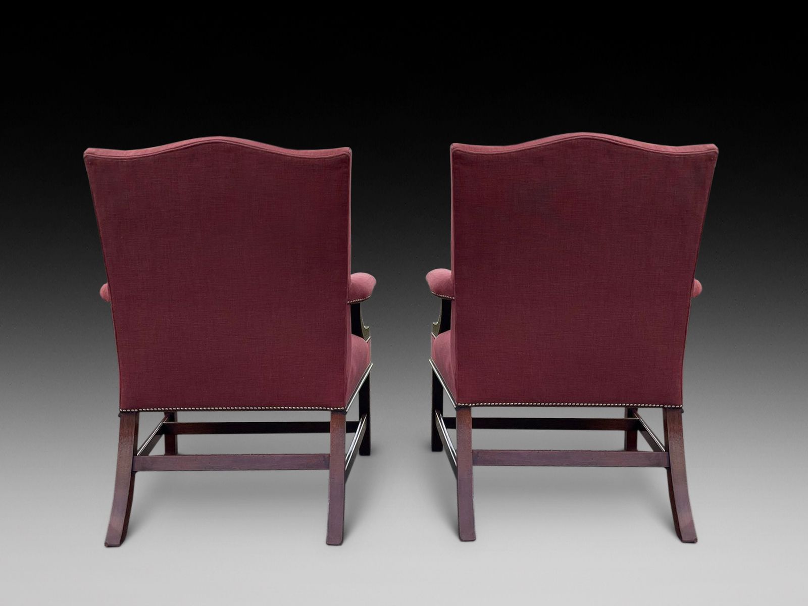 Pair Of Georgian Style Gainsborough Chairs photo 2700.0