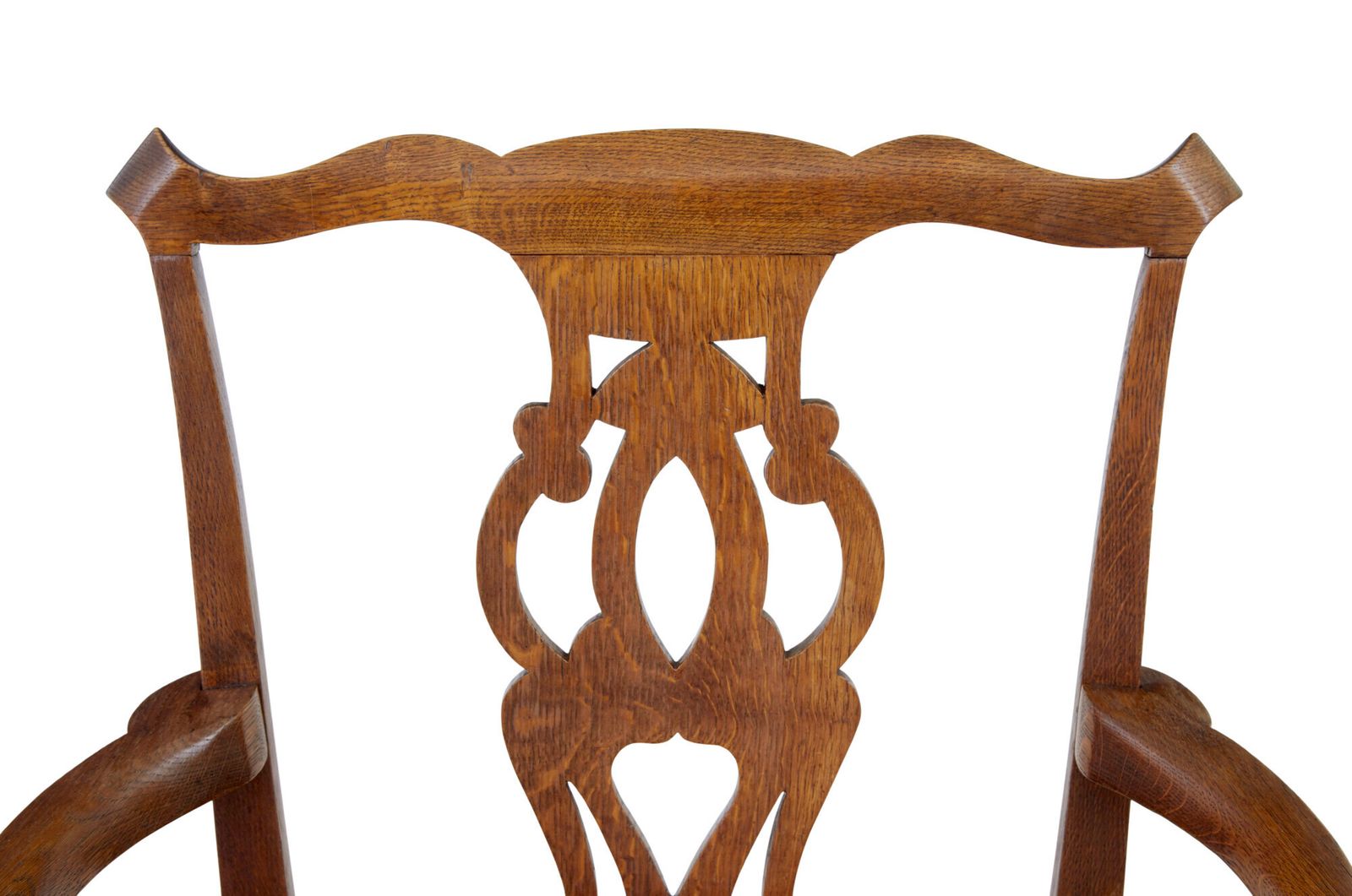 19th Century Shepherds Crook Oak Armchair photo furniture