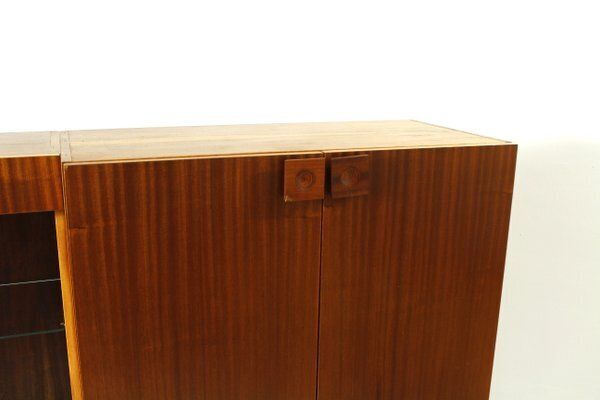 Mahogany Dresser With Bookcase, 1970s photo 802.0