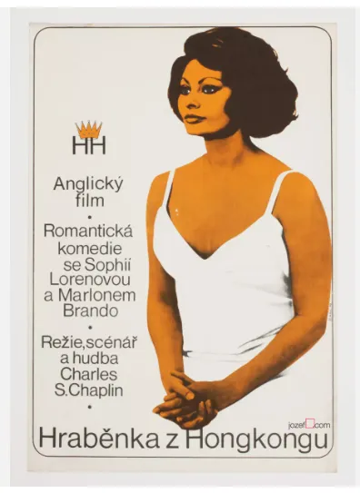 Sophia Loren Collection 4  X  Large Movie Posters Original 1960s / 1970s Czech Poster Design photo for sale