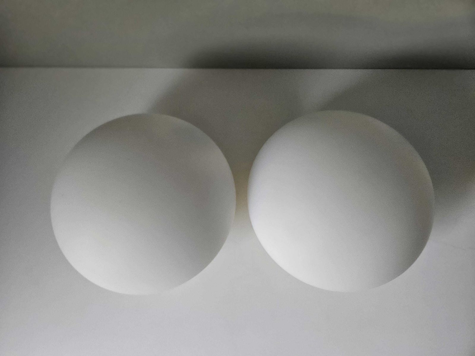 A Set Of 2/ Mid Century Modern Wall Or Ceiling Lamps / Mushroom Lamps / Flush Mount Lights / Yugoslavia 80's Lamps / Ceiling Lamps Set Of 2 photo for sale
