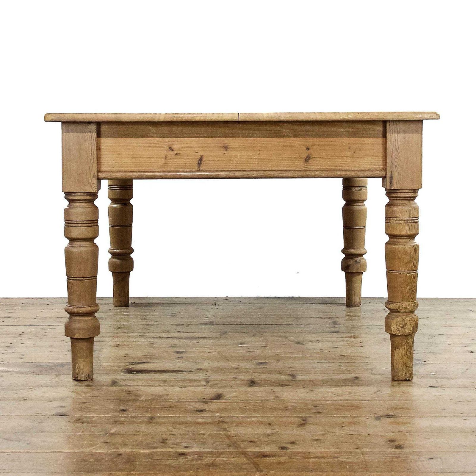 Antique 19th Century Pine Kitchen Table photo Furniture