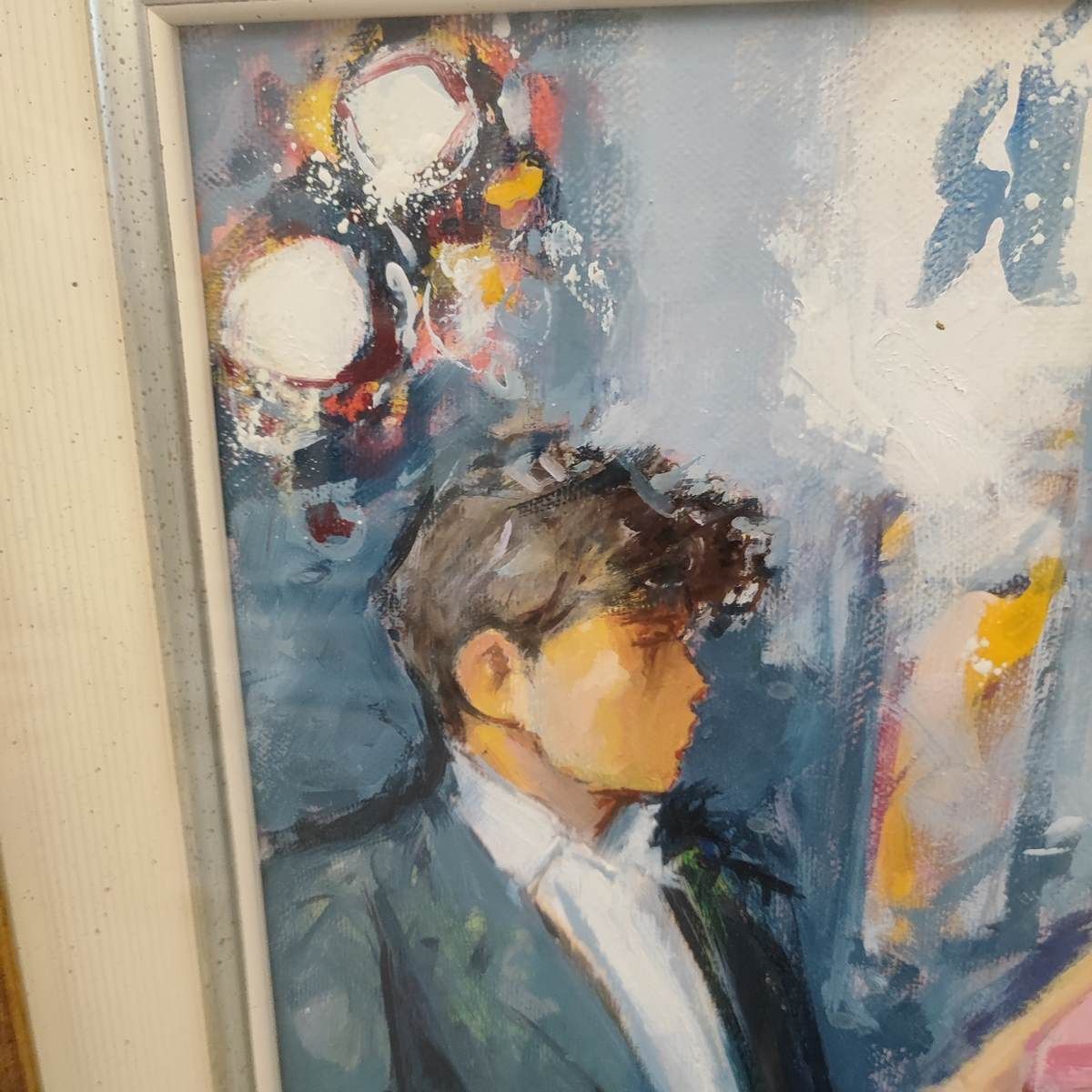 Giuliano Trombini Oil On Canvas 24 X 30 Cm photo for sale