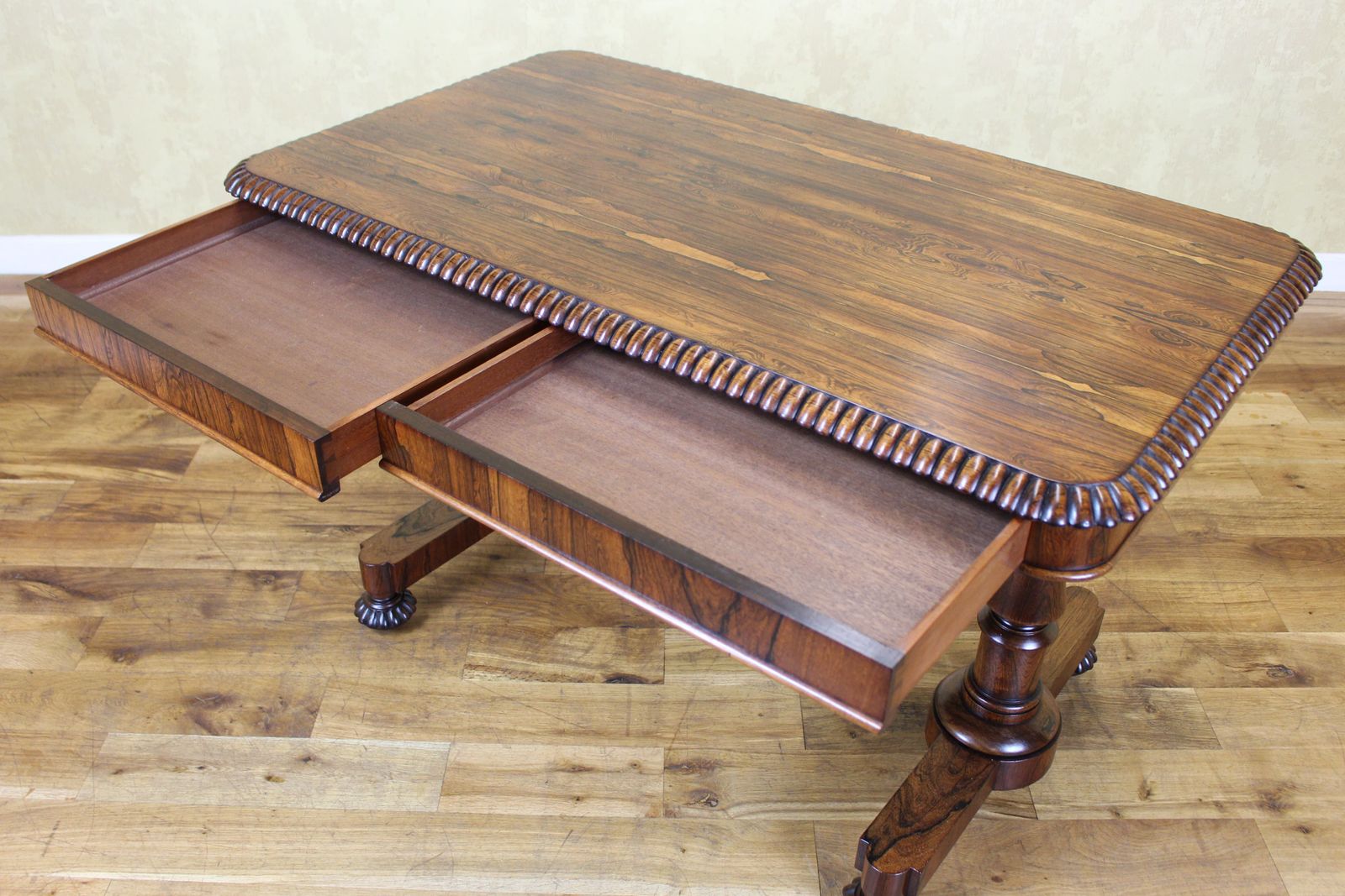 Gillows Of Lancaster Rosewood Library Table photo furniture