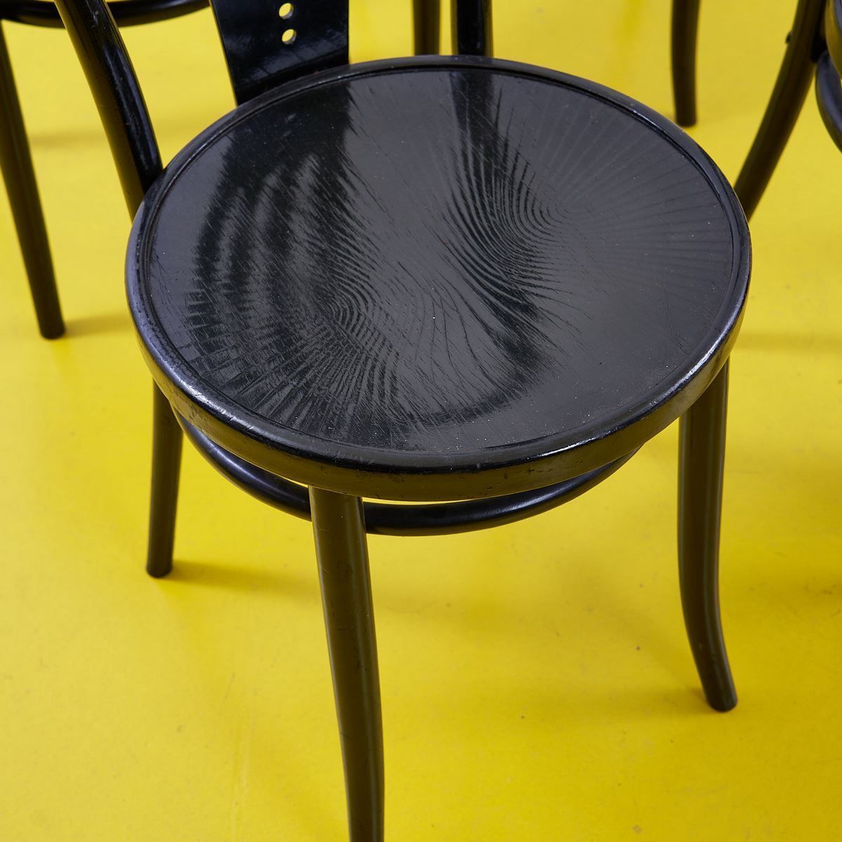 Set Of 4 Chairs Attributed To Zpm Radomsko 60s photo furniture