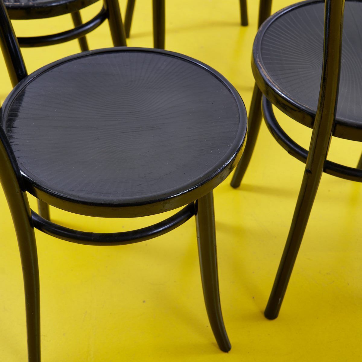 Set Of 4 Chairs Attributed To Zpm Radomsko 60s photo vinterior
