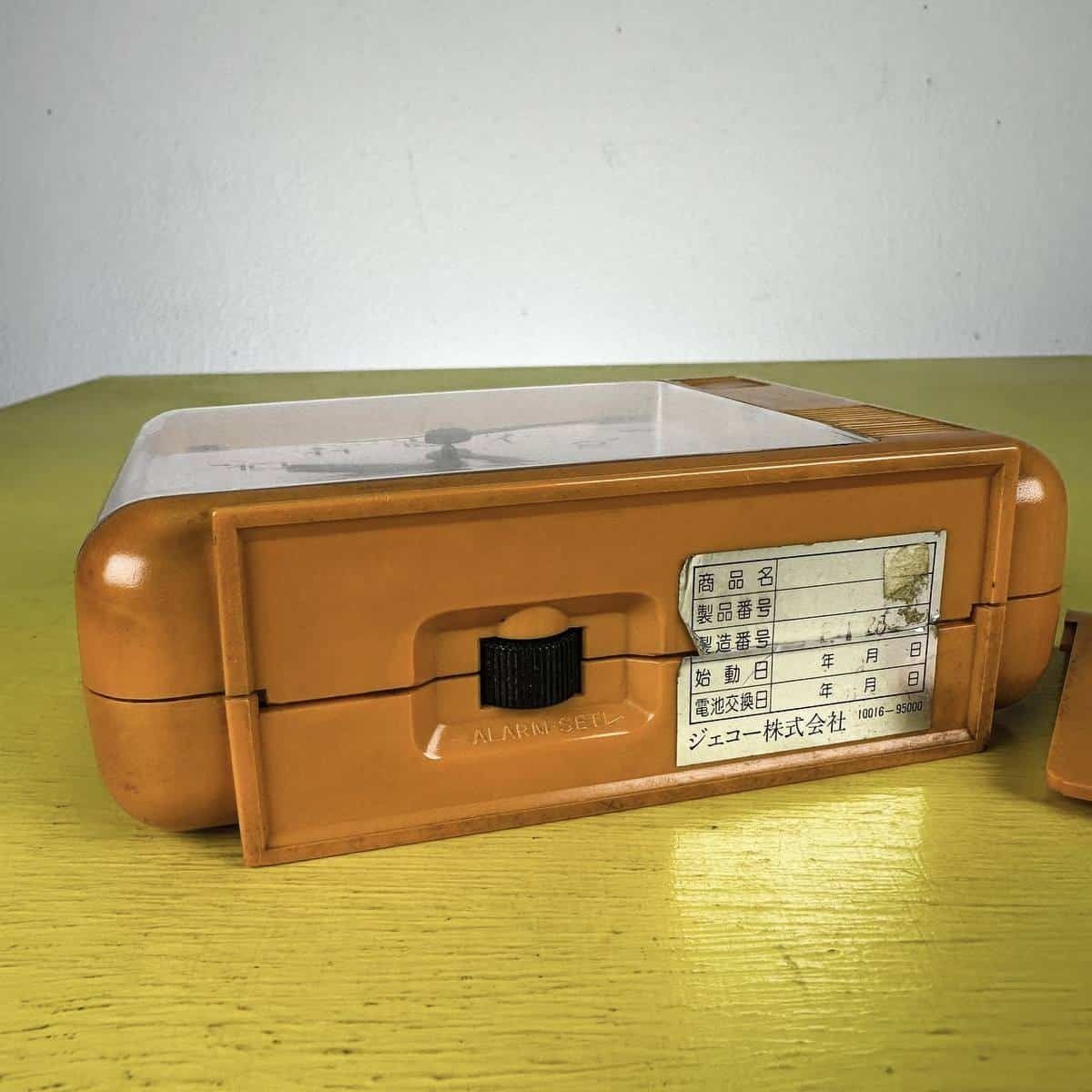 Vintage Jeco Quartz Japan Alarm Clock photo vinterior