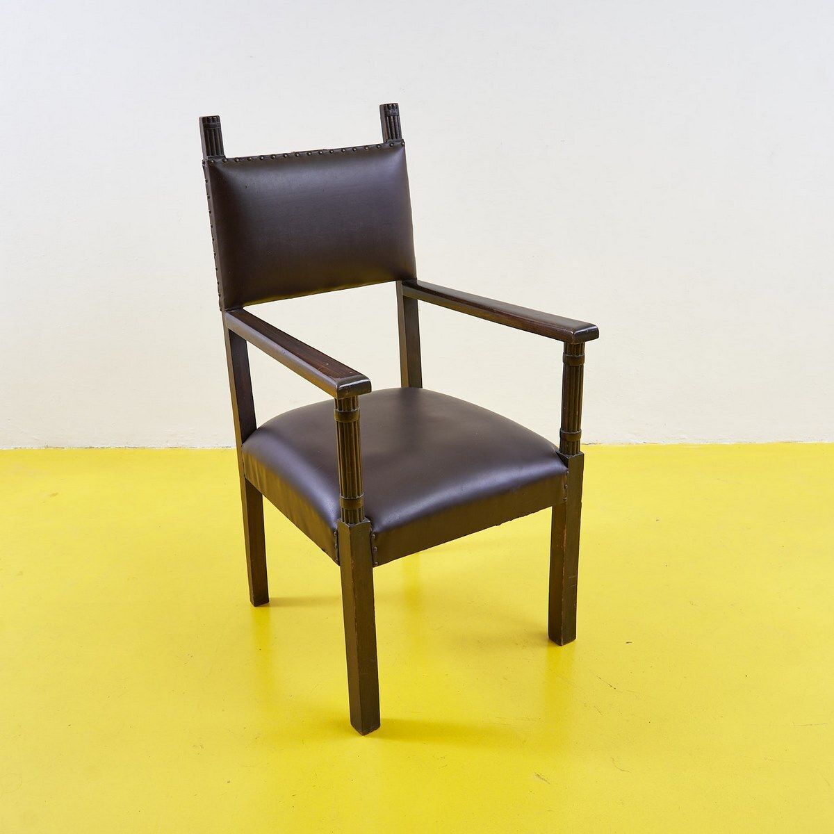 Desk Chair, Belonged To Ottorino Piccinato, With Fasces