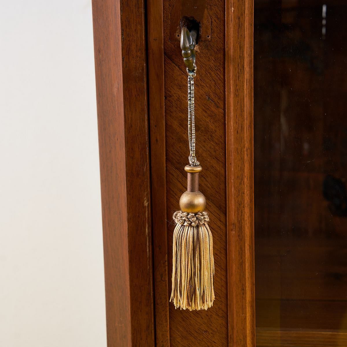 19th Century Bookcase Cabinet With Ground Glass photo Furniture