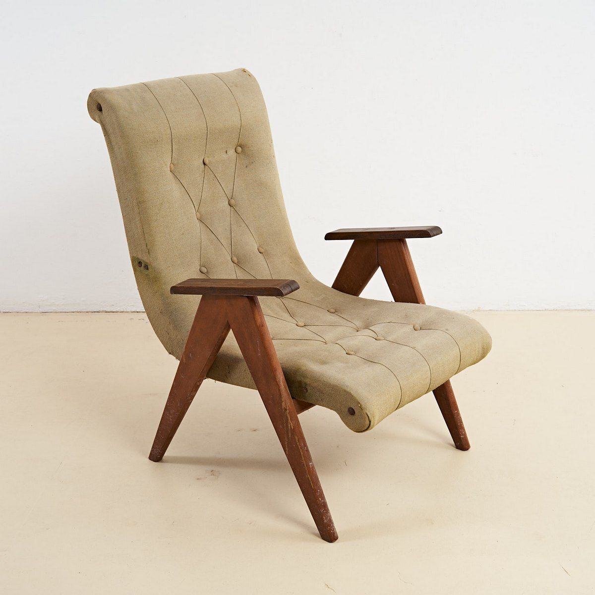 Fauteuil jaren 50-60, ca. jaren 1950, Vintage