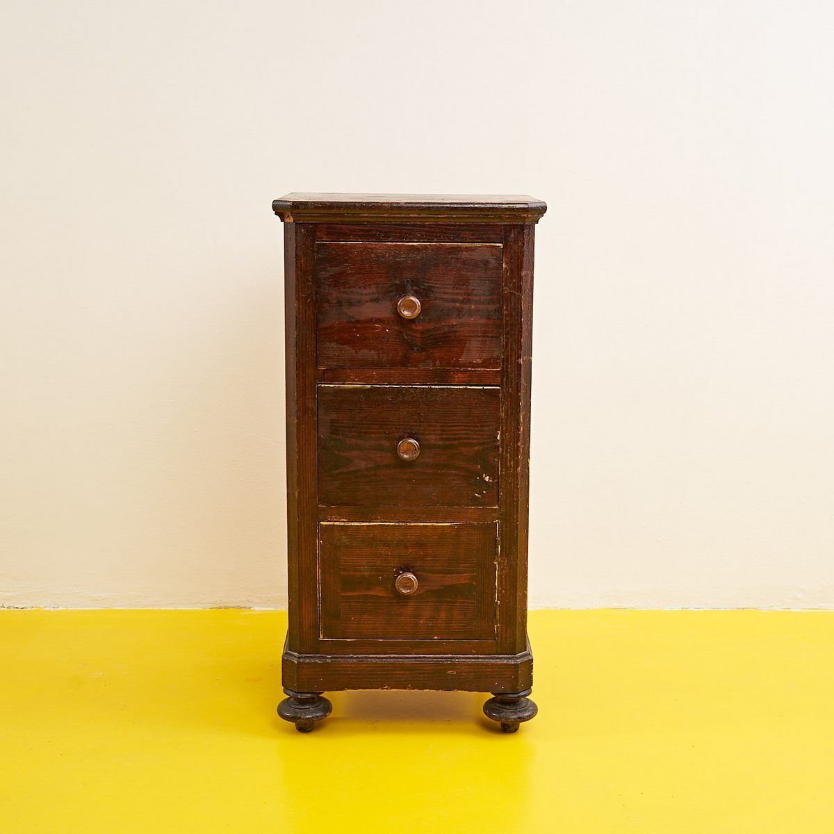 Wooden Bedside Table Early 1900s