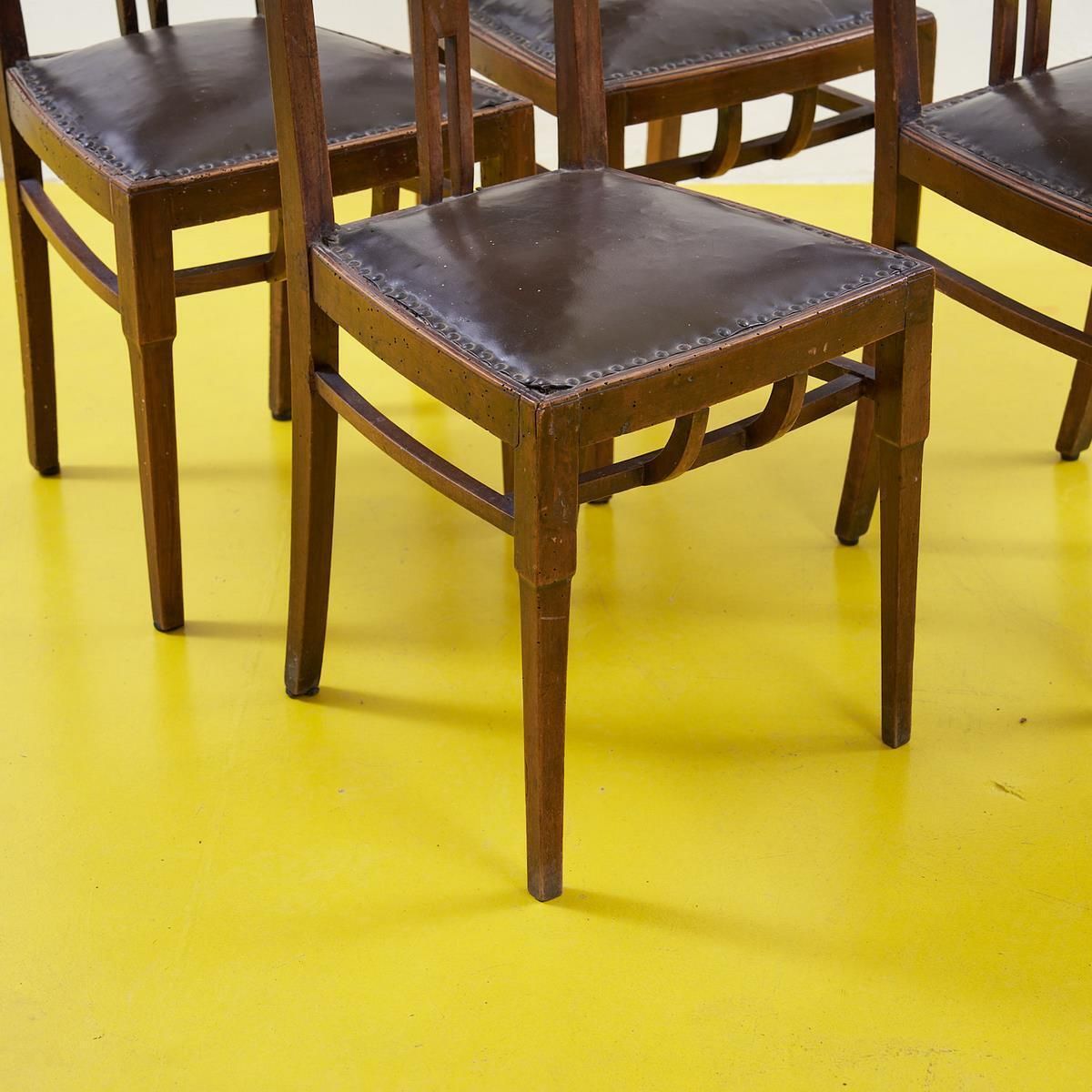 Wooden Chairs Early 1900s, 4 Pieces photo furniture