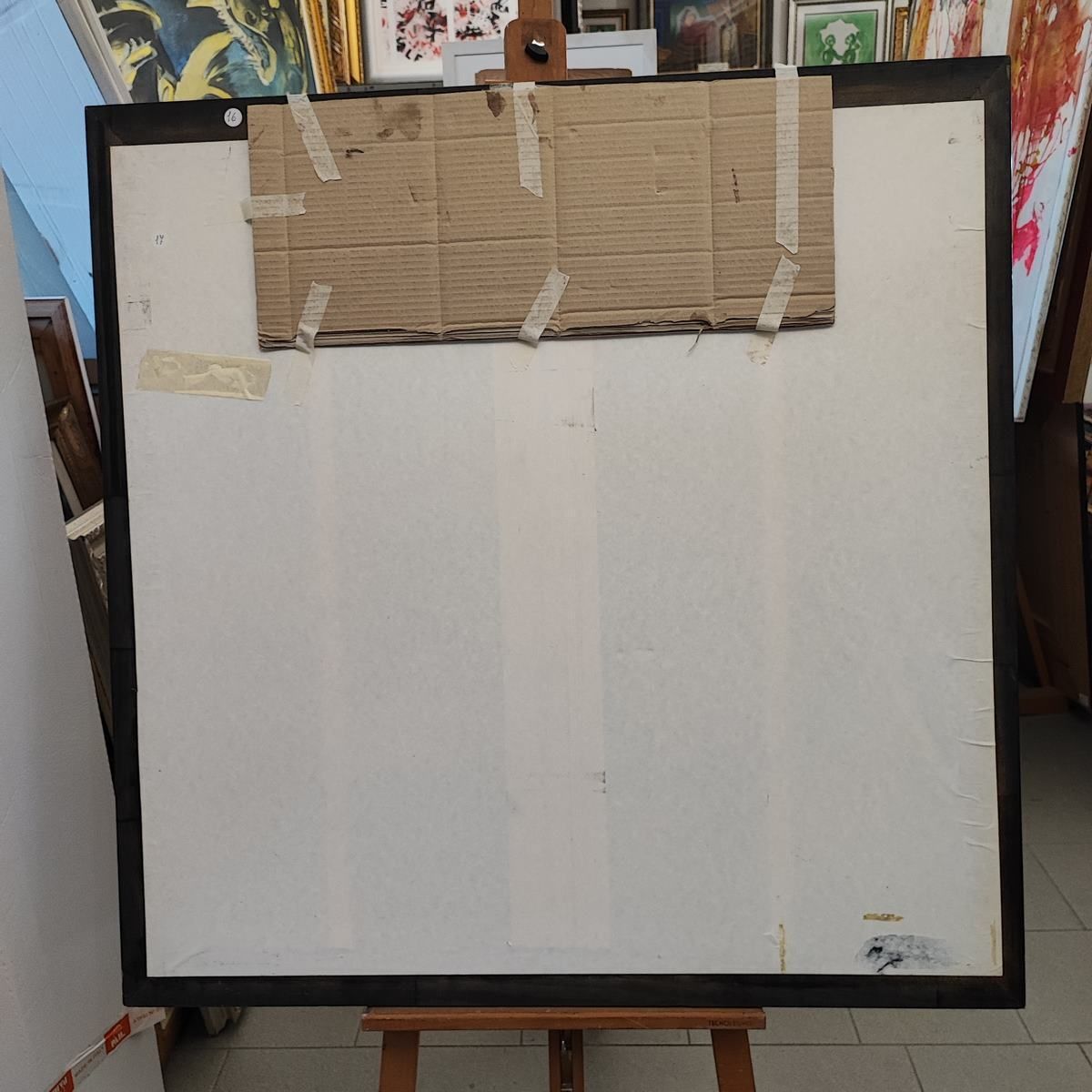 Art Andrea Raccagni Sheet Metal 98 X 98 Cm photo