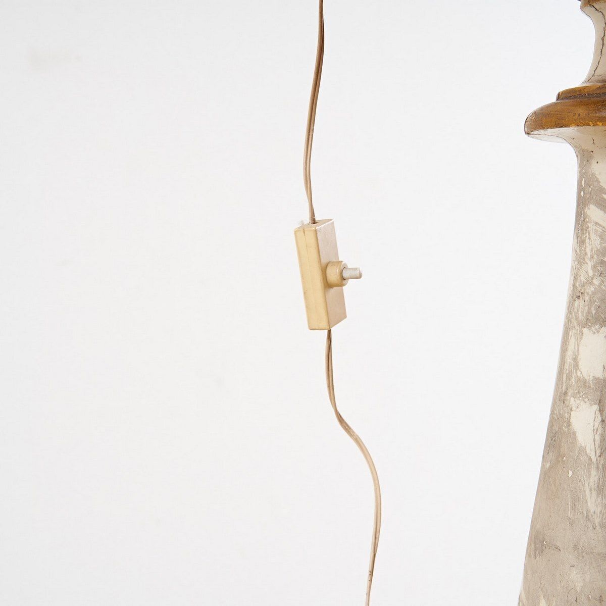Candle Holder Early 19th Century, Gold Plated, Transformed Into A Floor Lamp photo furniture