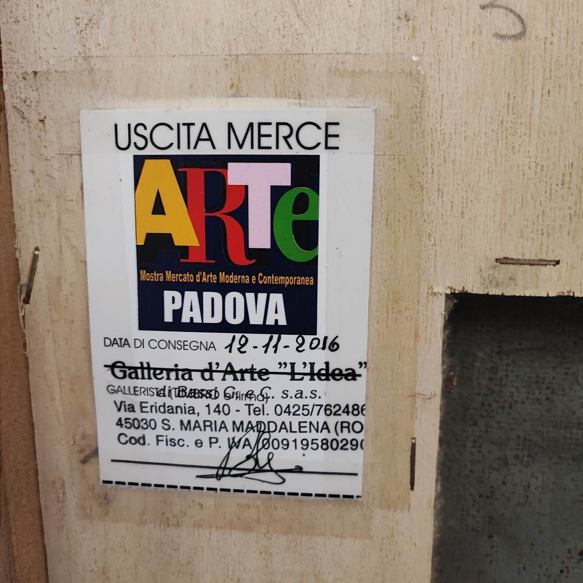 Art Andrea Raccagni Oil On Canvas 44 X 34 Cm From 1948 photo