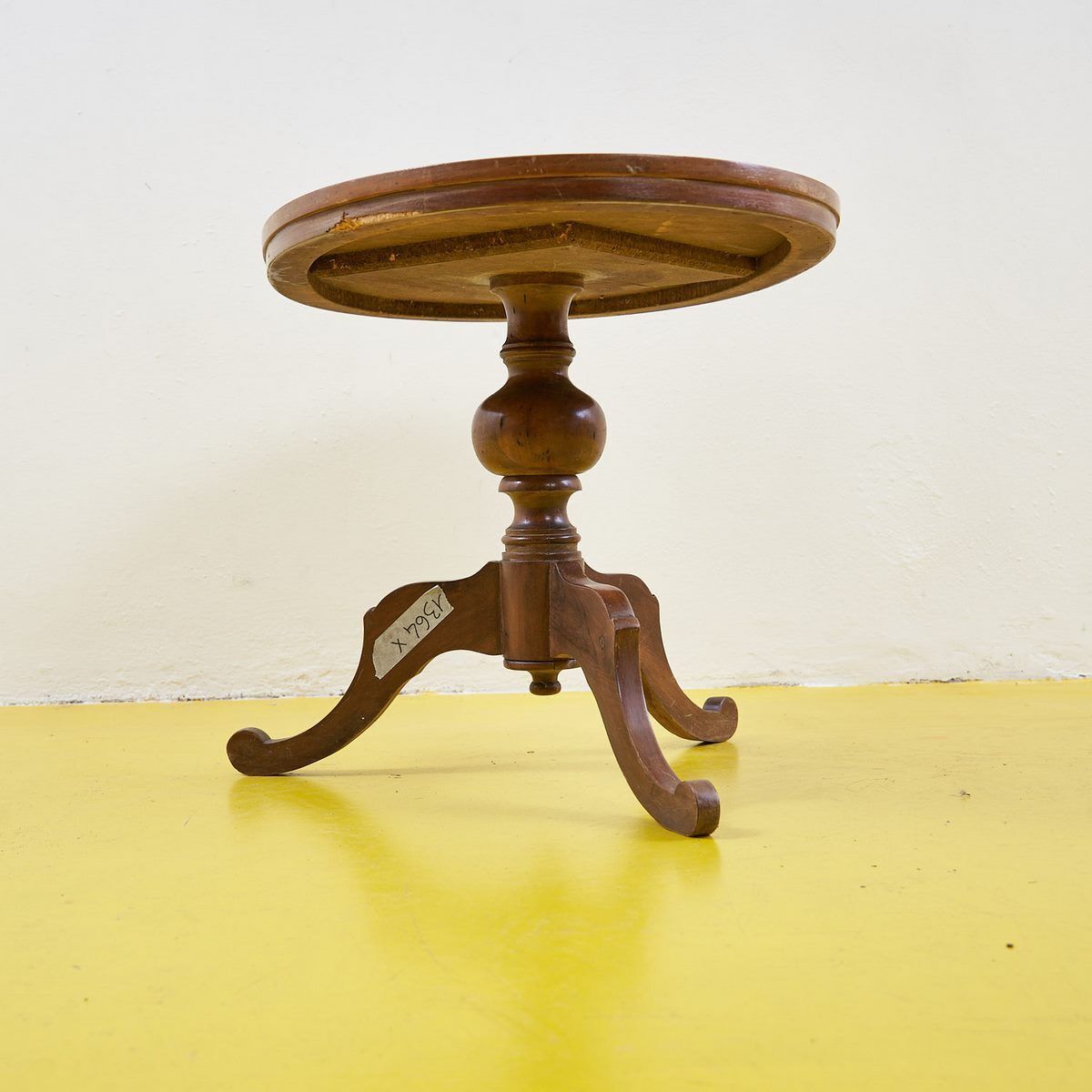 Oval Solid Wood Coffee Table, 1950s photo 267.0