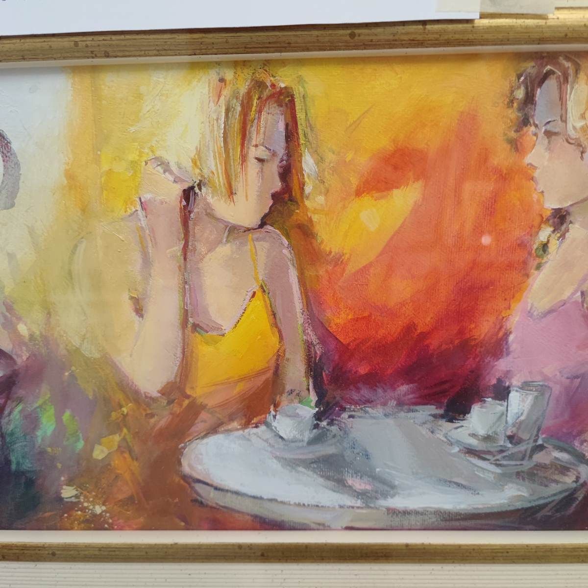 Giuliano Trombini Oil On Canvas 20 X 50 Cm photo furniture