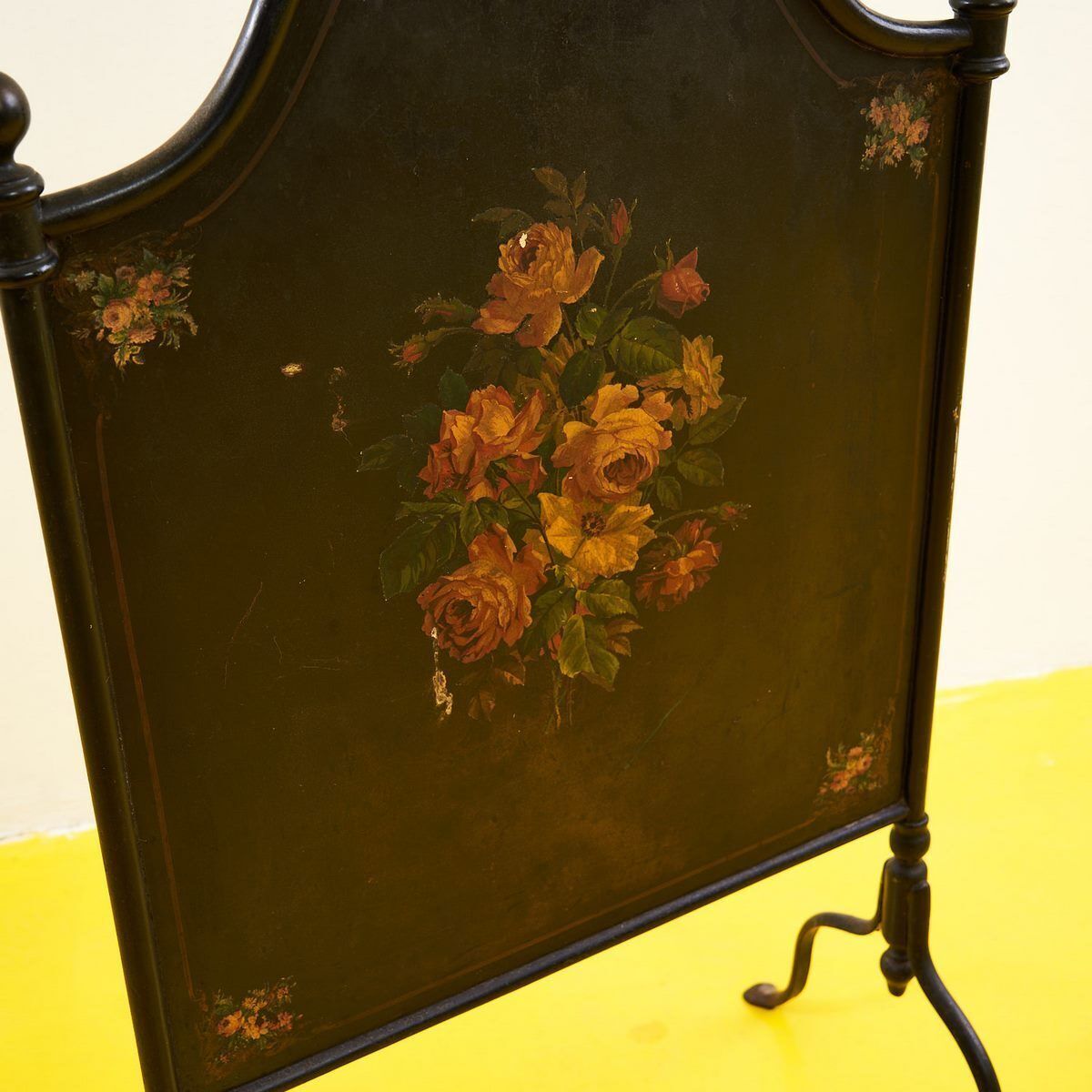 Antique Fire Screen Spark Guard photo furniture