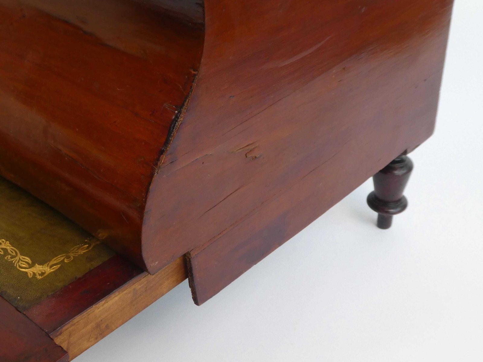 Antique Victoria Bed Steps With Leather, Two Tiered English Stool, Mahogany Bedside Commode 1800's, Wooden Step Stool photo Furniture