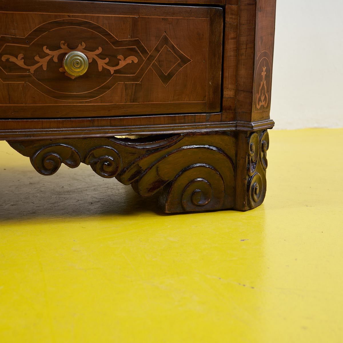 4419.0 Antique Chest Of Drawers With Inlays photo