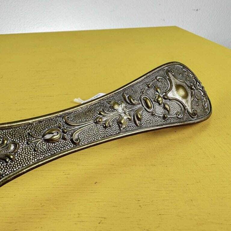 Art Nouveau Style Silver Plated Metal Candle Holder photo for sale