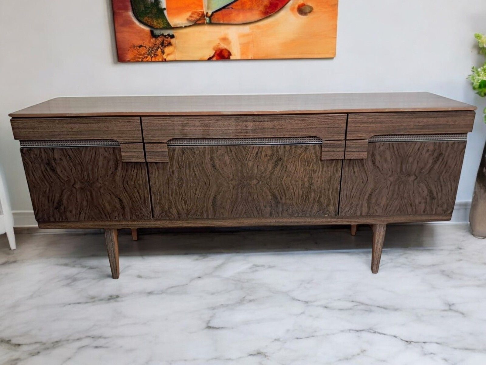 Vintage Mid Century Sideboard Cocktail Cabinet Drinks  Formica 1960 Beautility photo furniture