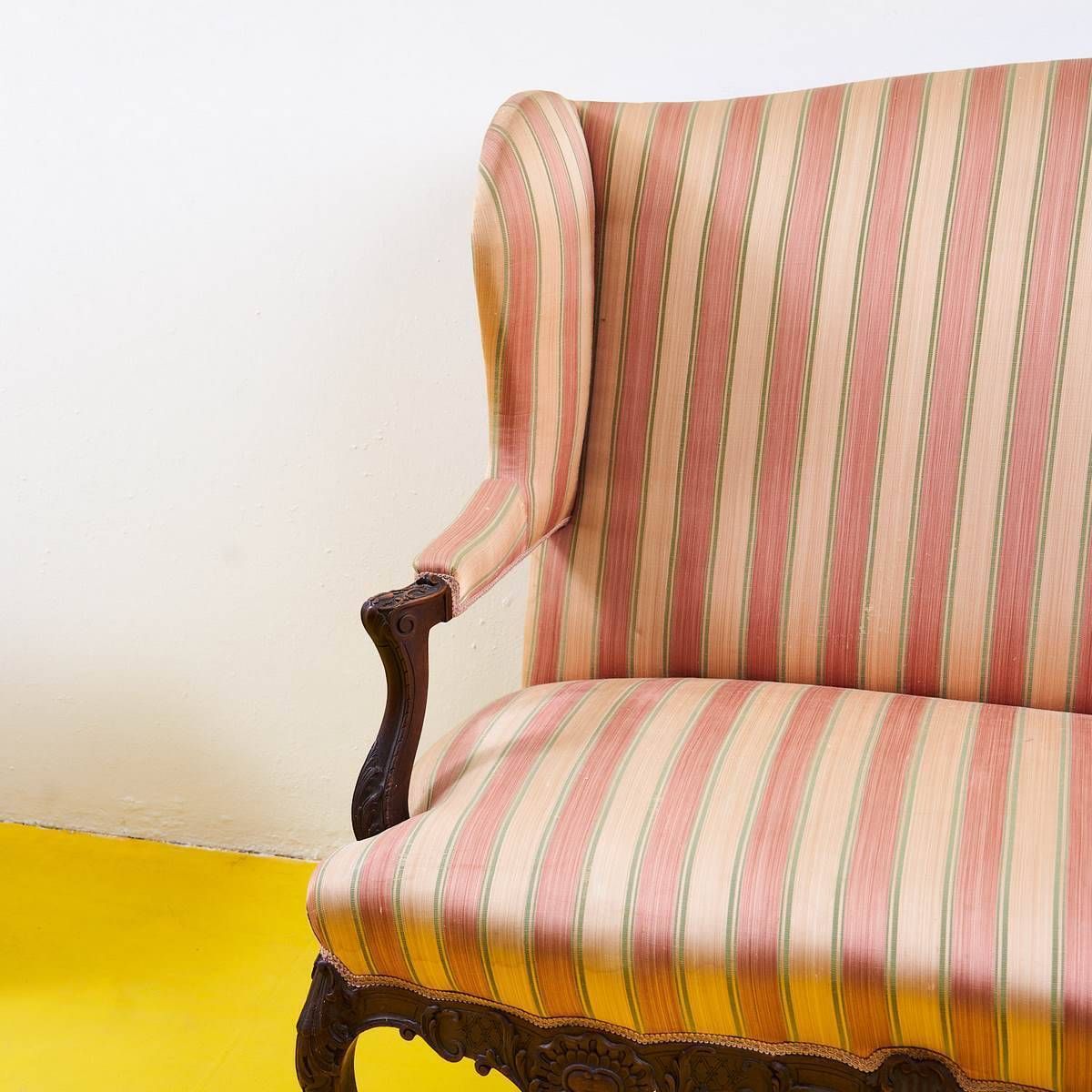 Wooden Sofa Late 19th Century Early 20th Century photo for sale