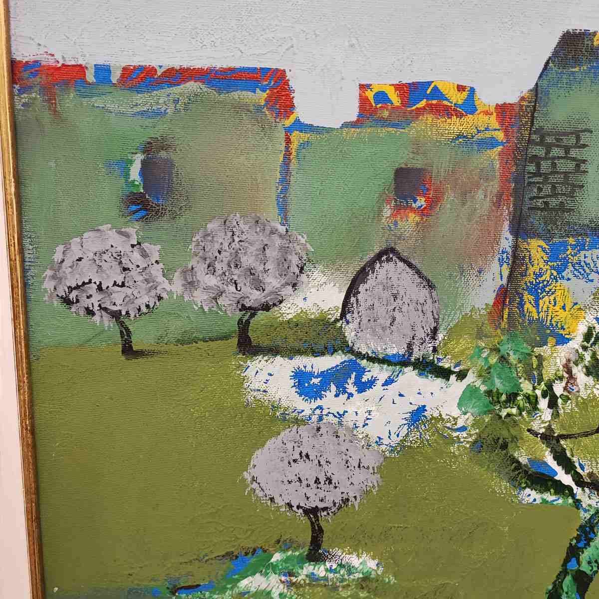 Manilo Baccosi Oil On Canvas 50 X 60 Cm photo furniture