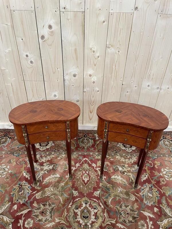 Paire De Tables De Chevet Style Louis XV  Transition photo furniture