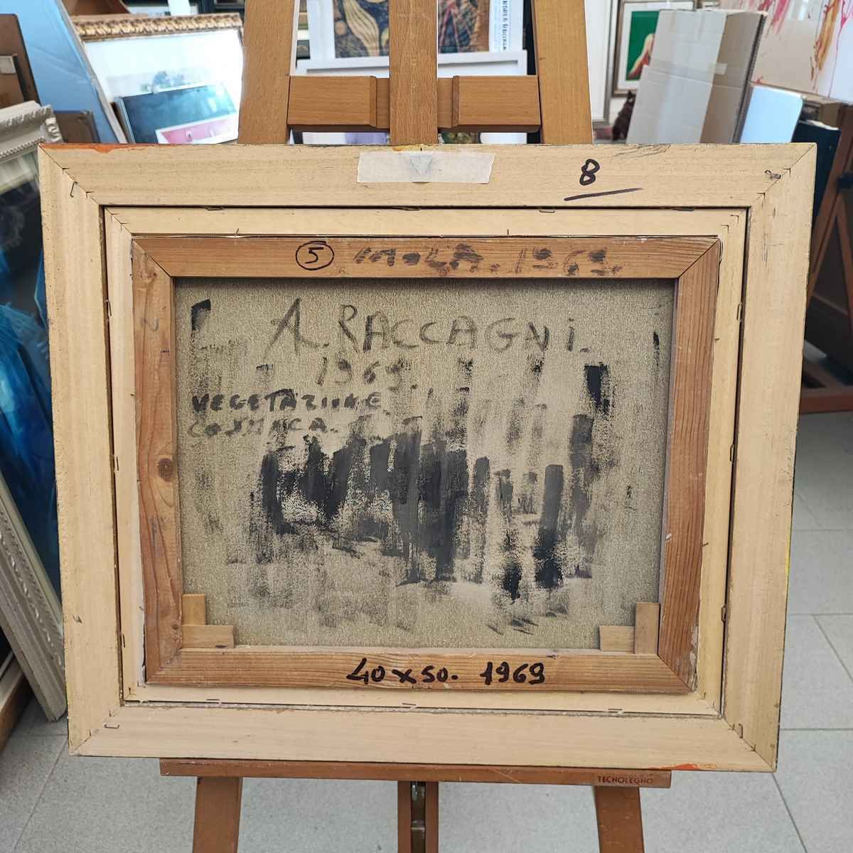 Andrea Raccagni Oil On Canvas 40 X 50 Cm From 1969 photo 1838.0
