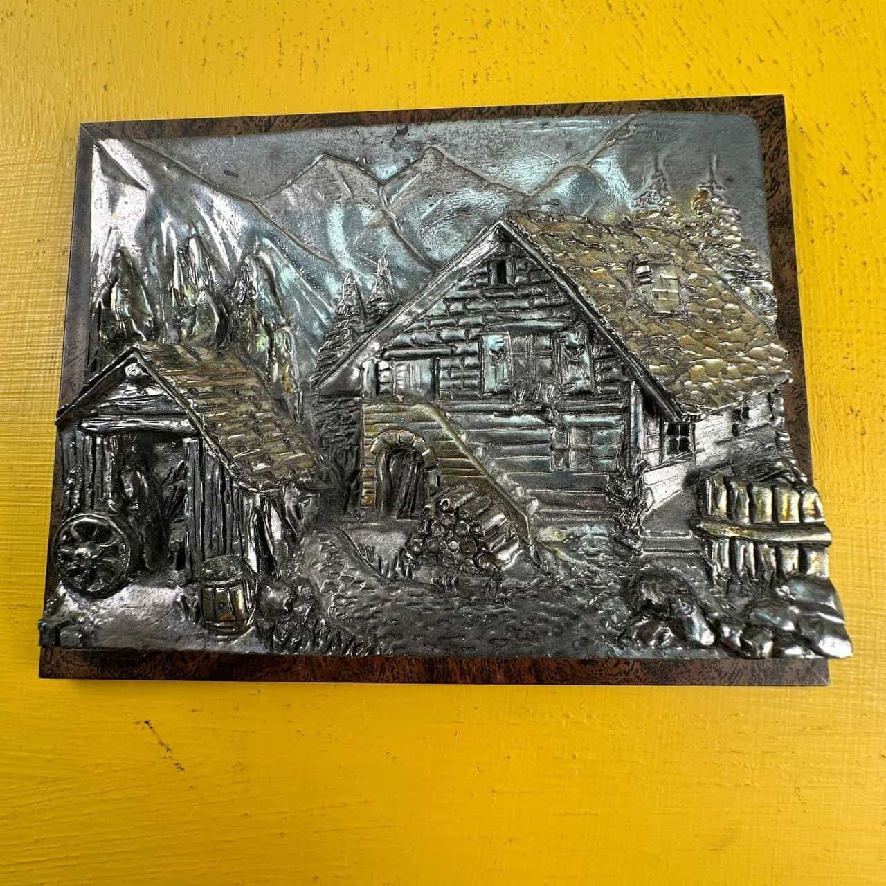 Pair Of Vintage Berger Bas Reliefs photo Art
