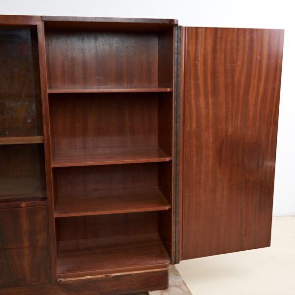 Deco Wooden Bookcase 20s 30s, 1930s photo for sale
