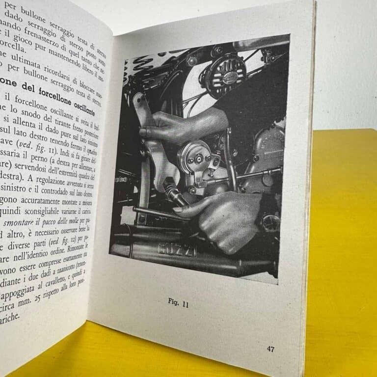 Instructions For Use And Maintenance Of Moto Guzzi Airone Sport photo Home Decor