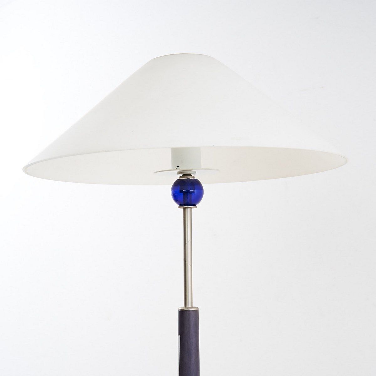 80's Floor Lamp In Glass And Metal photo 359.0