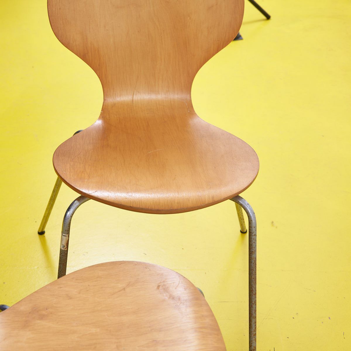 Pair Of Vintage Wooden Chairs, 1970s photo buy