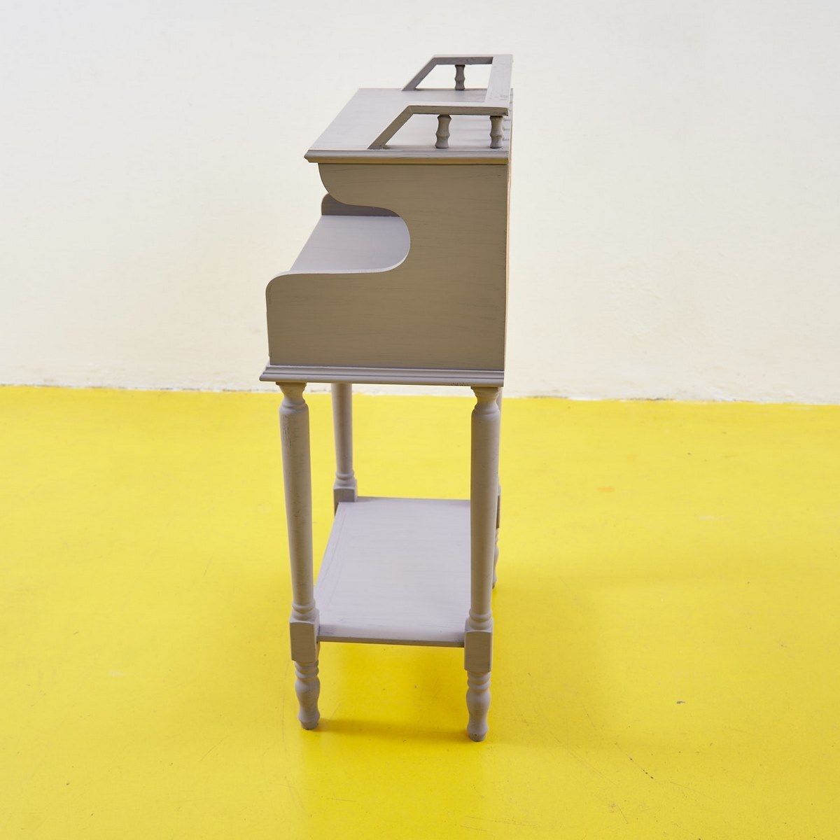 Dove Grey Bedside Table, Early 50s photo 308.0