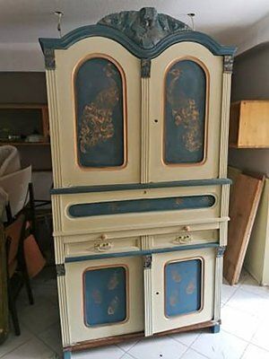 Antique Hand Painted Kitchen Cupboard photo 2545.0