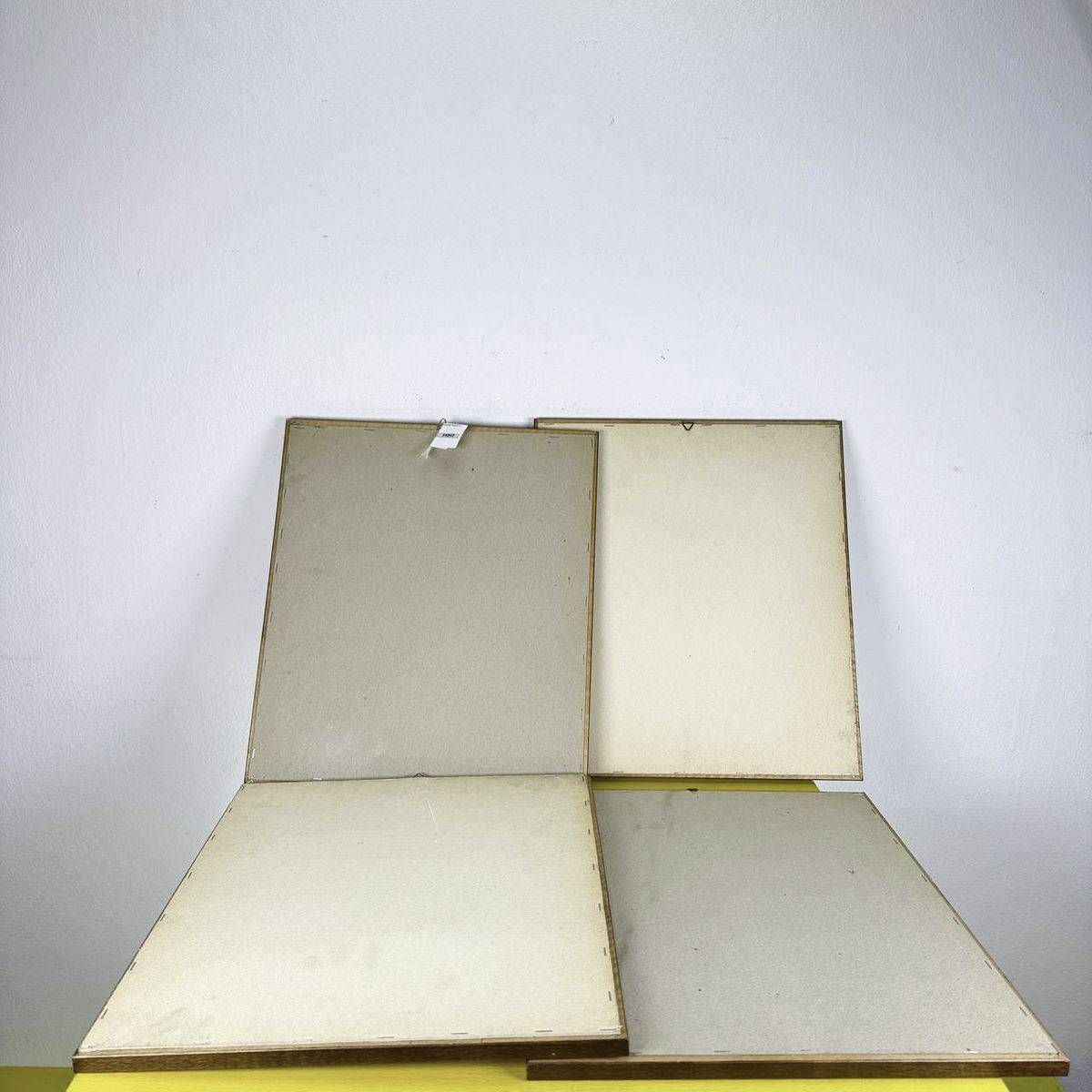 photo furniture Vintage Lithographic Print Paintings Ferrara, 4 Pieces