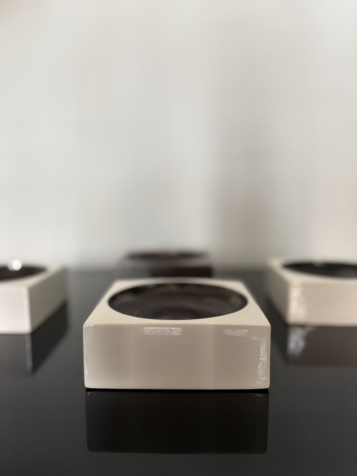 Minimalist Troika Ashtrays (Sold Separately) 1960’s