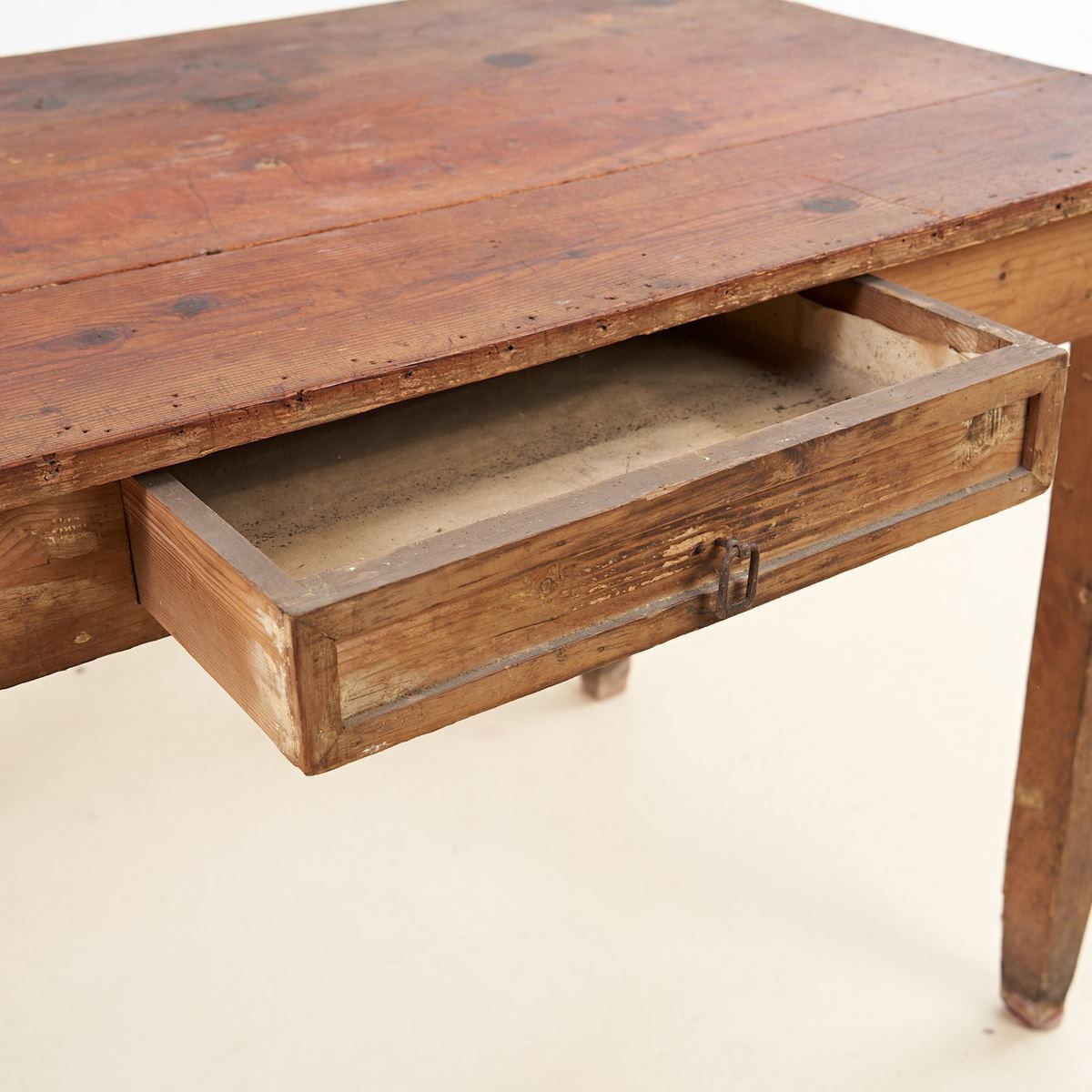 Rustic Kitchen Table From The Early 1900's In Original Patina photo Furniture