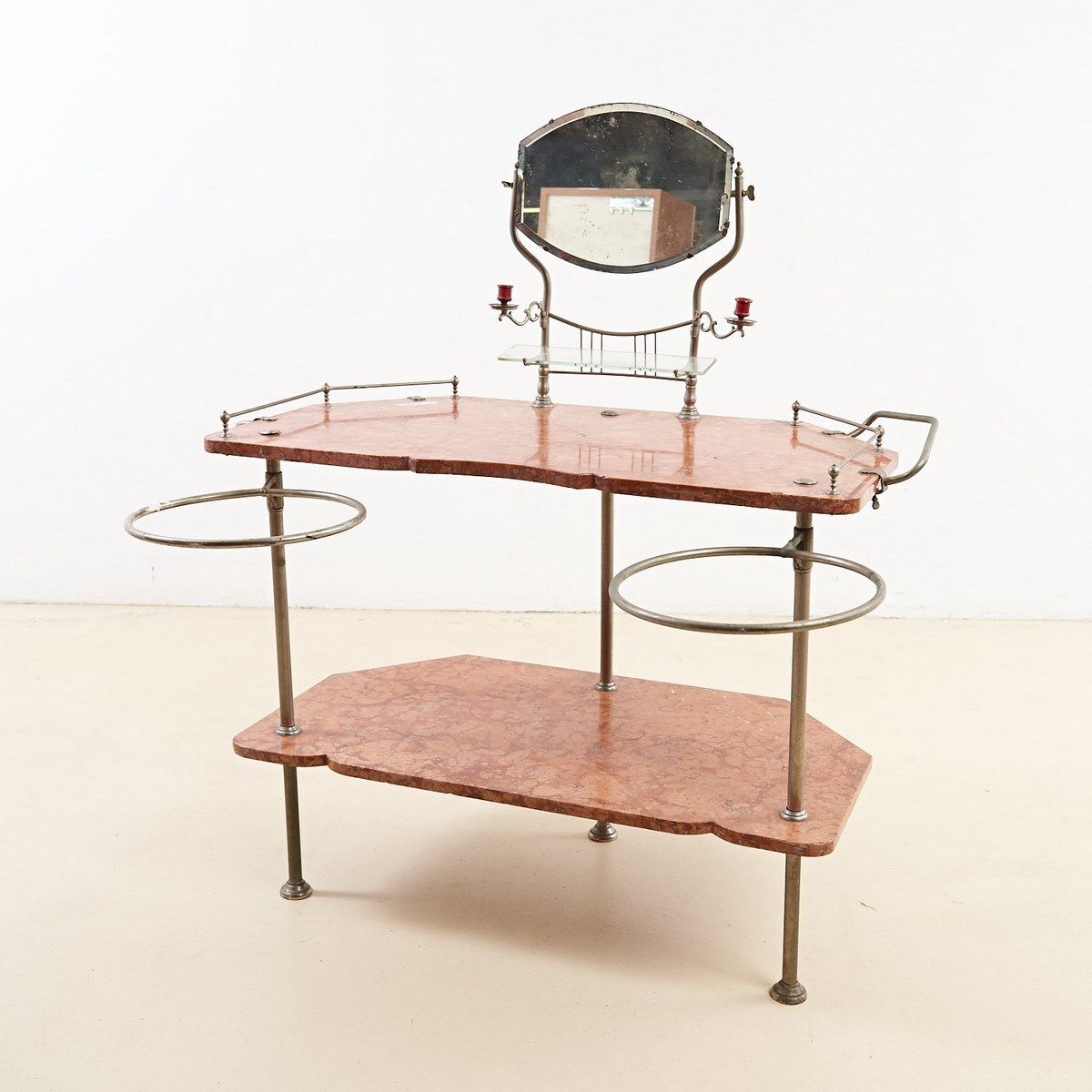 Early 1900's Toilet In Pink Marble photo 954.0