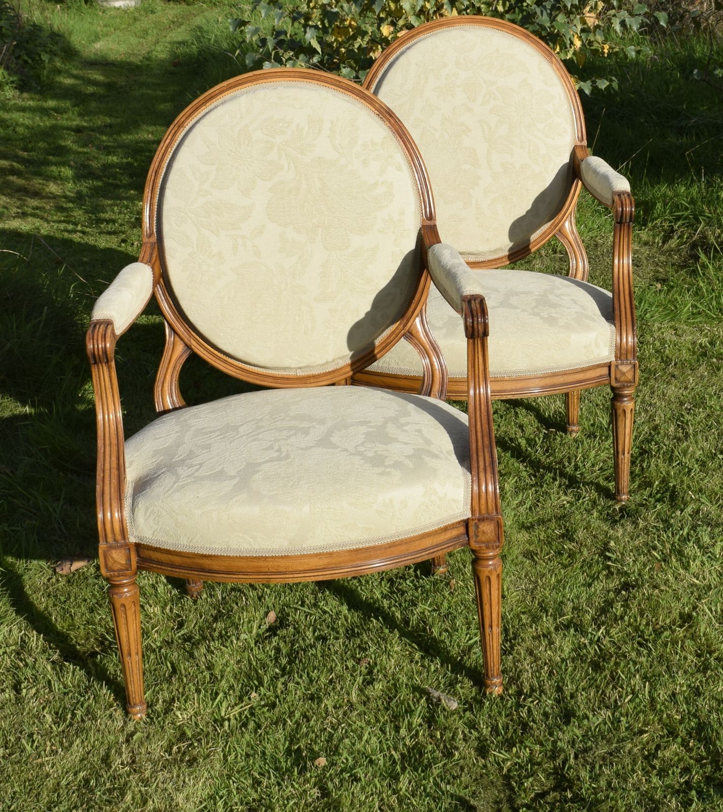Pair Of French Open Armchairs, 1920s photo vinterior