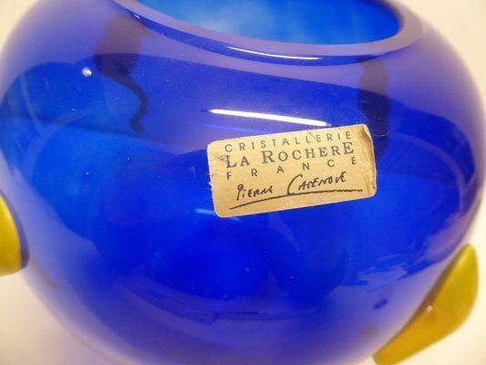Art Glass Vase By Pierre Casenove For La Rochiere, France photo for sale