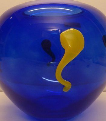 Art Glass Vase By Pierre Casenove For La Rochiere, France photo Home Decor