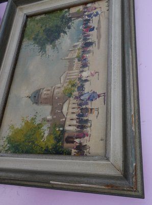 Art Antal Berkes, Impressionist Scenes, 1890s 1910s, Oil On Canvases, Set Of 2 photo