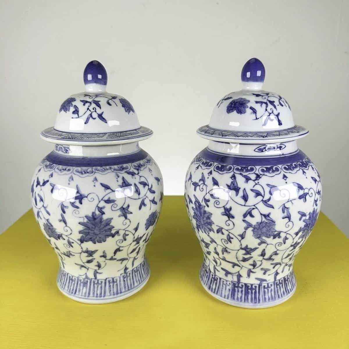 Pair Of Chinese Ceramic Vases